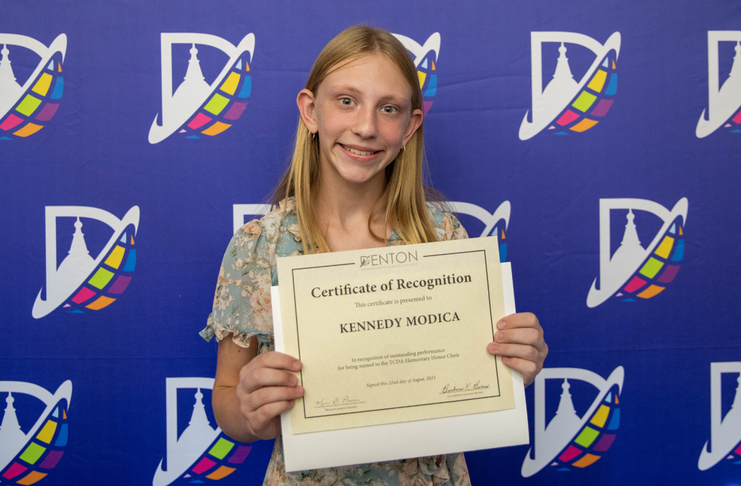Sixth-grade student at Crownover Middle